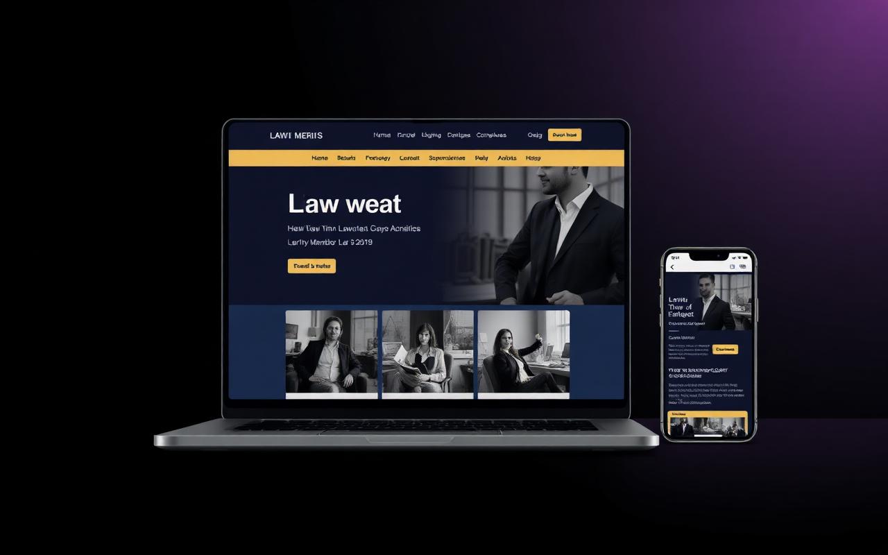 Exemplo de site: Escritório Jurídico