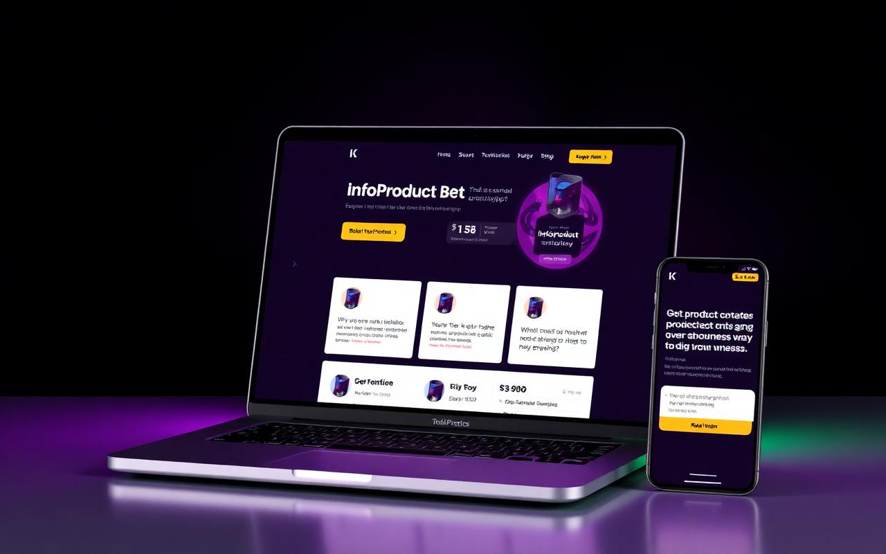 Exemplo de site: Página de Vendas High-Ticket