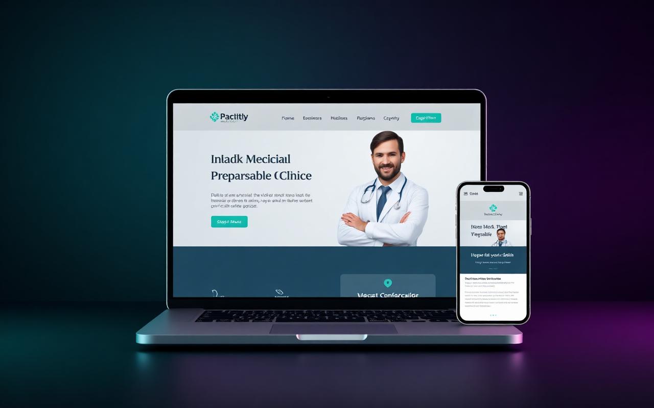 Exemplo de site: Consultório Premium